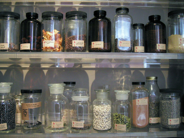 Spice bottles (Next: Candy sign)