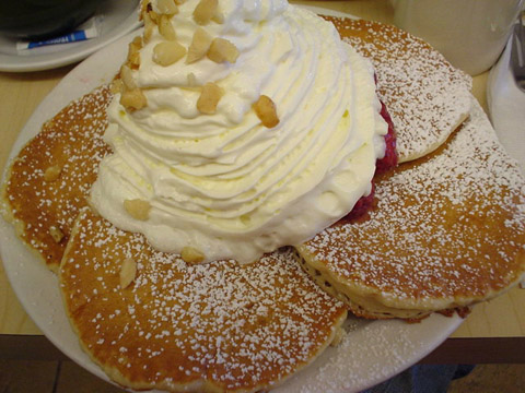 strawberry pancake