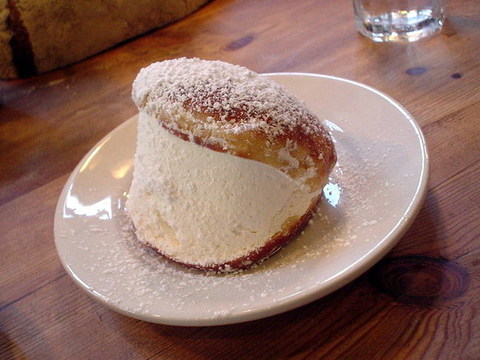 french cream donut