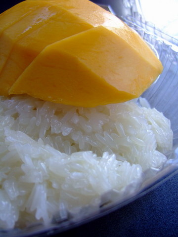 mango and sticky rice