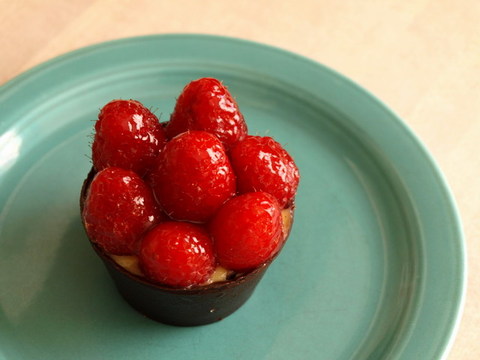 tarte aux framboises